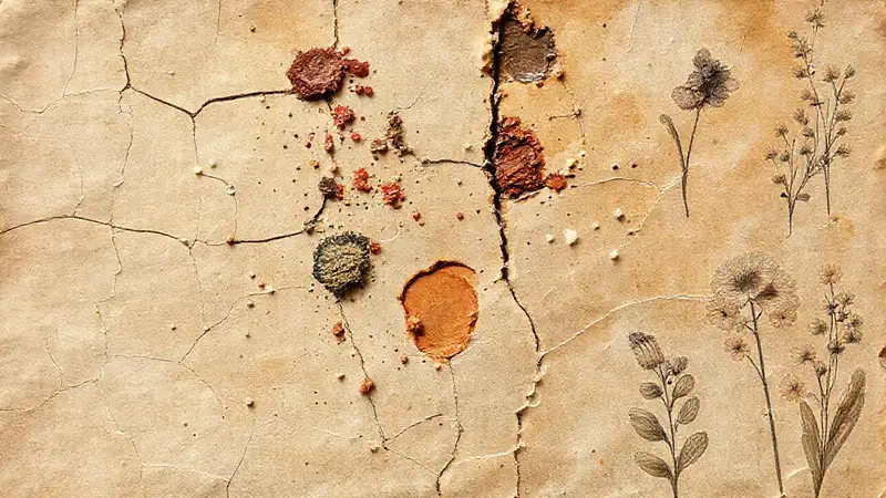 Paleta vintage: arte envejecido y natural