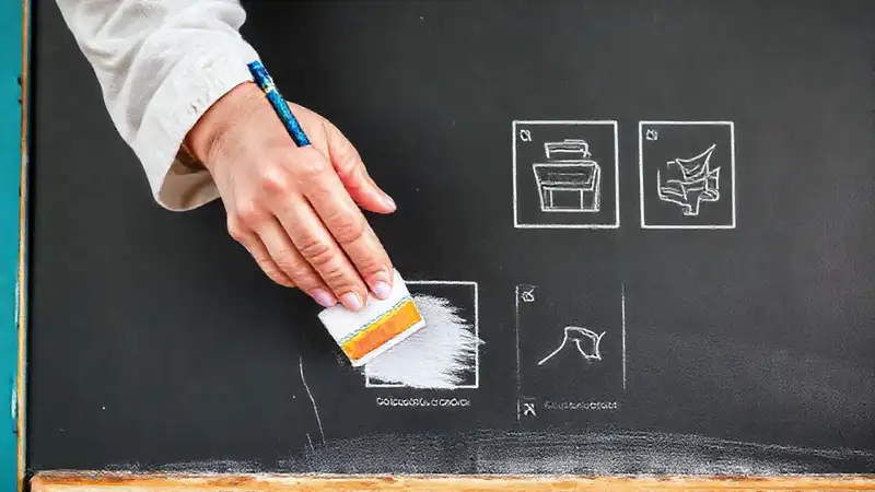 Manos pintan sin daños guía ilustrativa