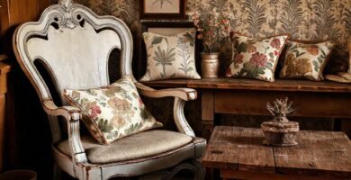 Un interior acogedor y vintage encantador