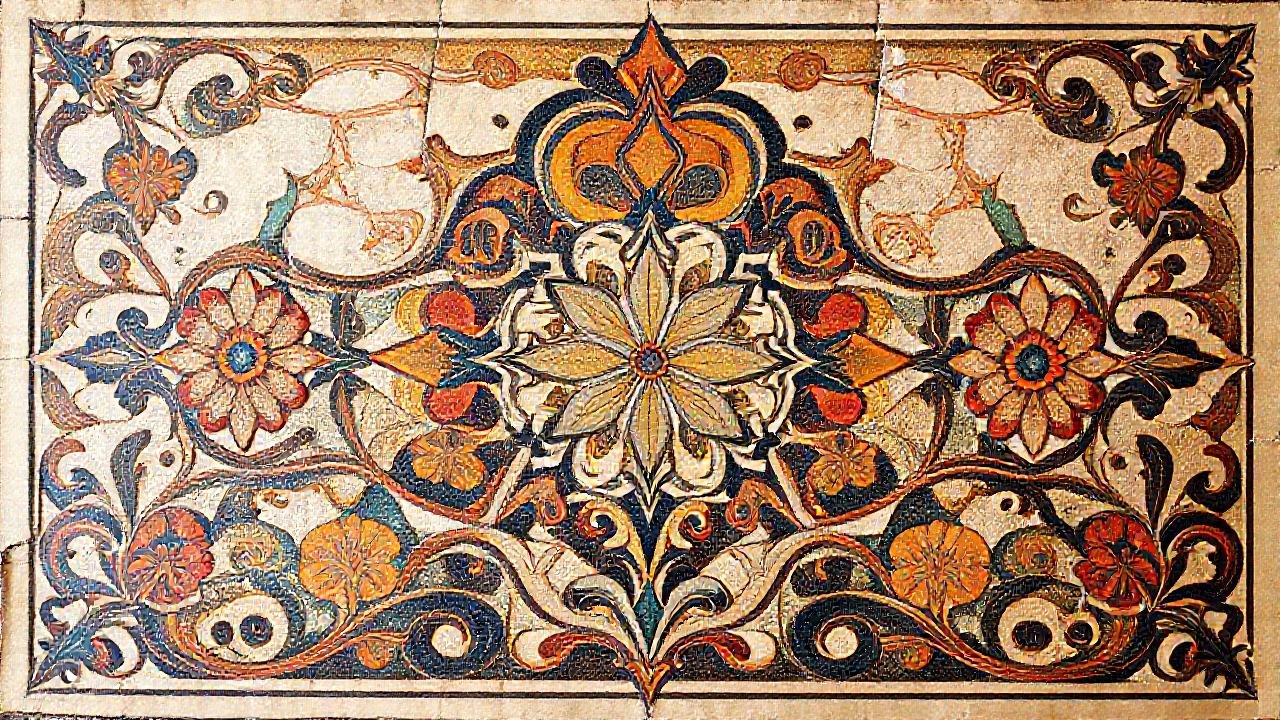 Un mural geométrico y elegante