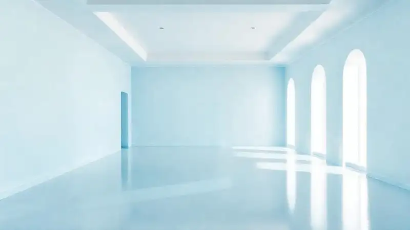 Un diseño minimalista y luminoso calman