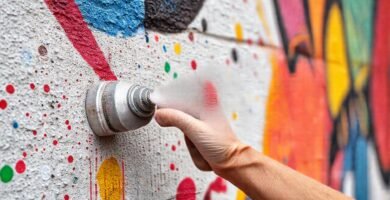 Un mural vibrante se pinta con confianza