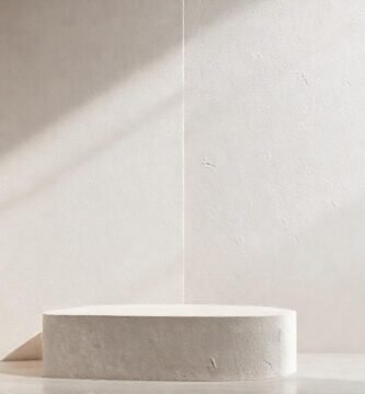 Una composición minimalista crea serenidad visual