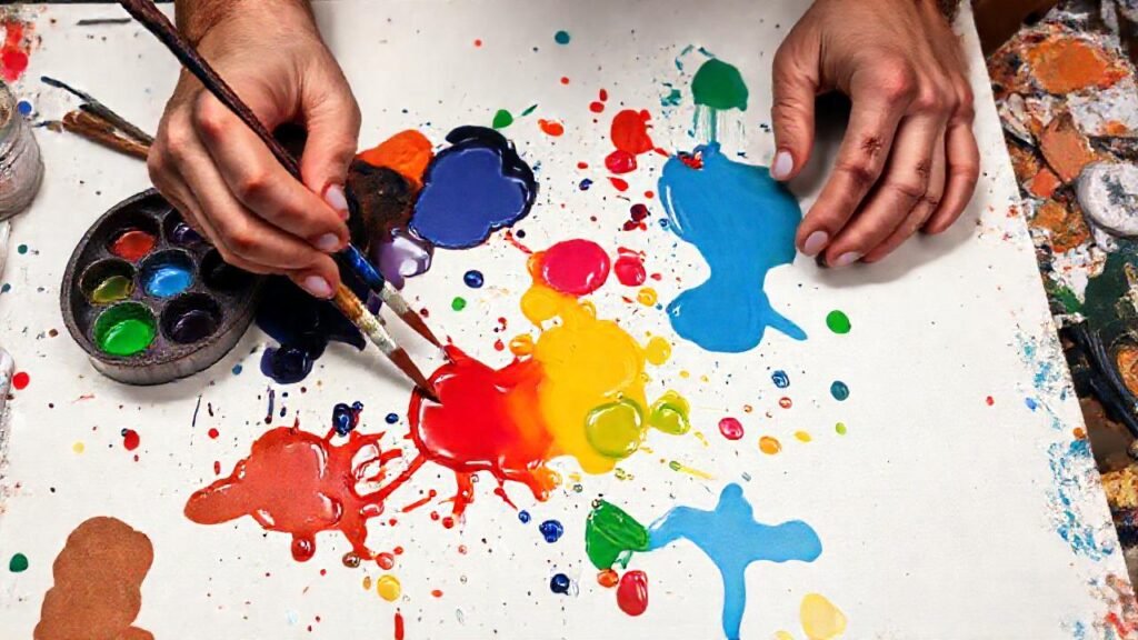 El pintor resolvió el caos creativo