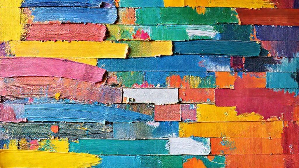 Una pared interior vibrante y realista