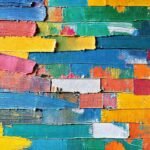 Una pared interior vibrante y realista