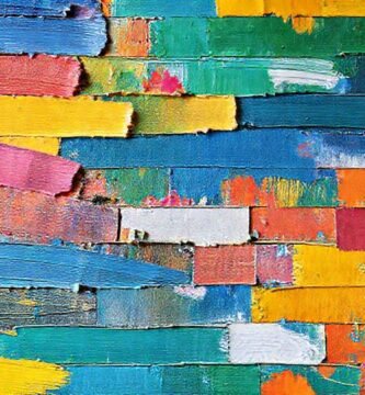 Una pared interior vibrante y realista