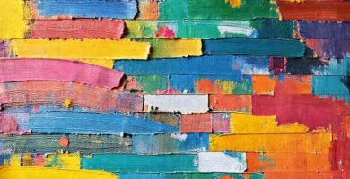 Una pared interior vibrante y realista