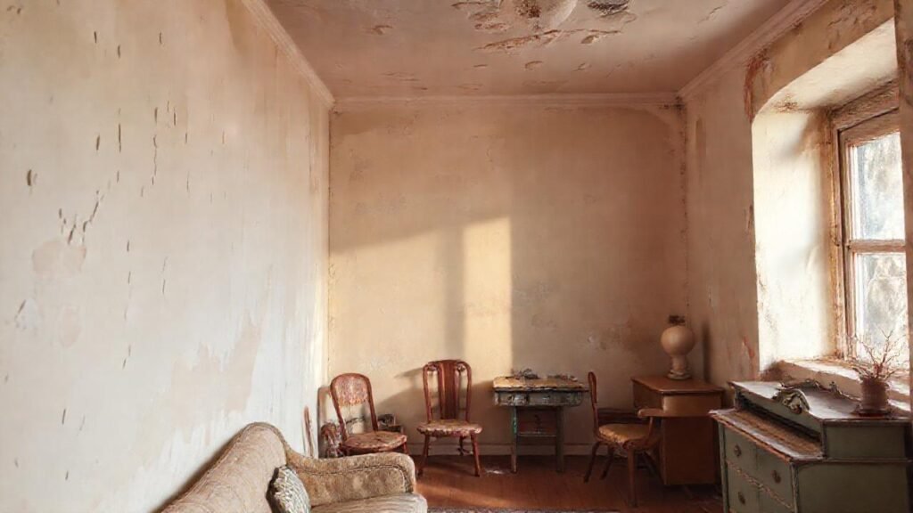 Habitación acogedora con luz cálida