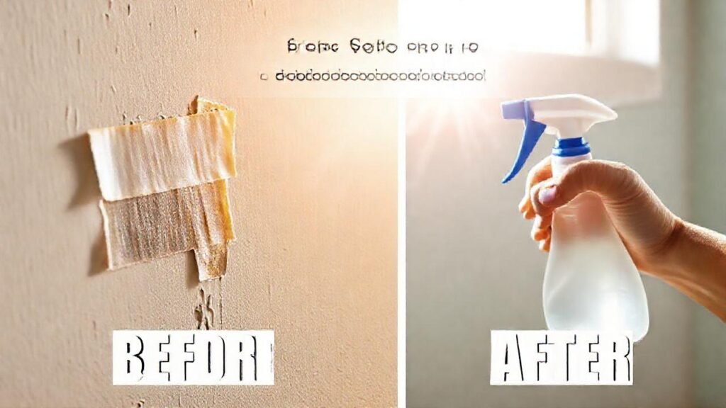 Limpiar la pared requiere esfuerzo y solución