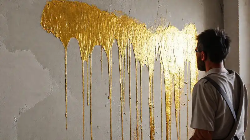 El pintor resolvió el error dorado