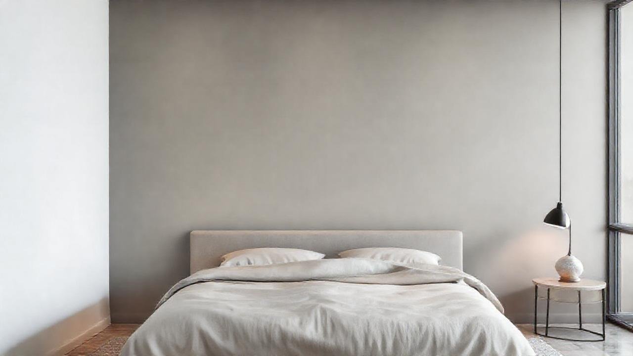 Un dormitorio minimalista y sereno