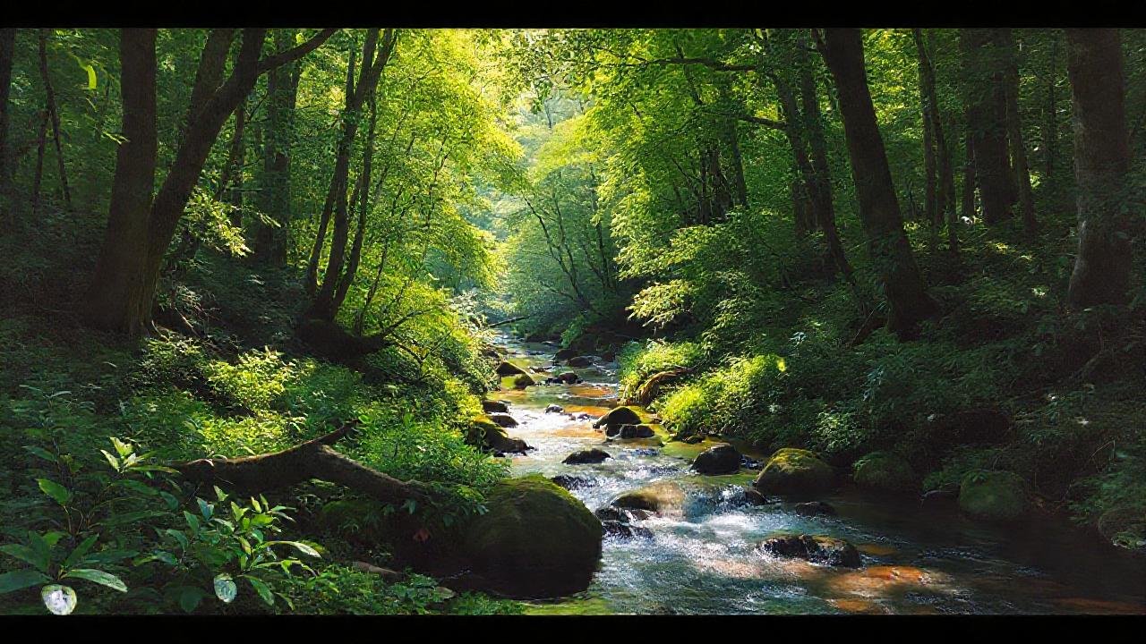 Un bosque sereno invita a la paz