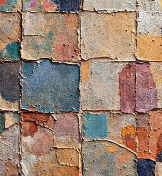 Un mural digital vibrante y complejo