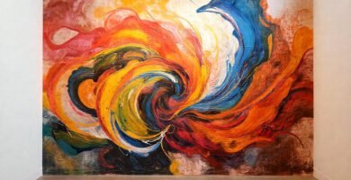 Arte moderno vibrante y dinámico
