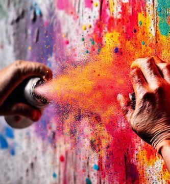 Graffiti transformó paredes con arte vibrante