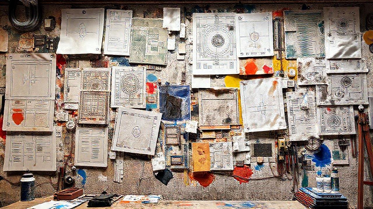 Artistas crean murales precisos y detallados