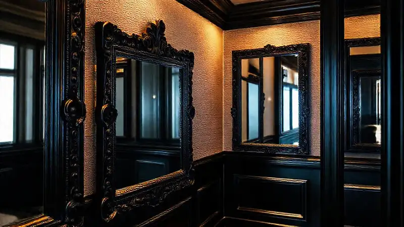 Un interior lujoso y minimalista refleja calidez