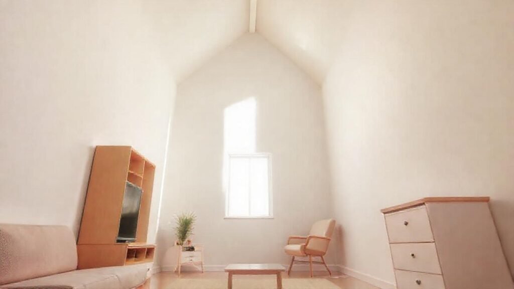 Una habitación minimalista