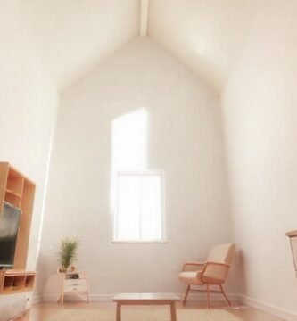 Una habitación minimalista