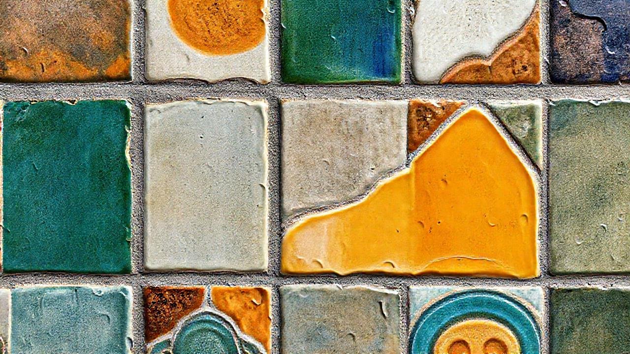 Azulejos cerámicos presentan colores vibrantes y realistas