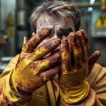 Peligro químico en un entorno industrial