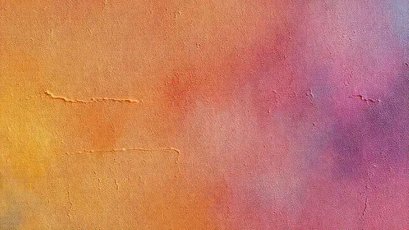 Pared abstracta cambia colores vibrantes