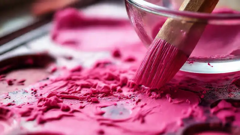Paleta rosa: arte científico y vibrante