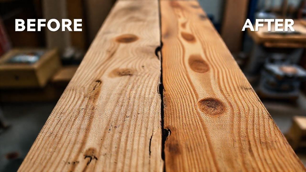 La madera muestra contraste y destreza