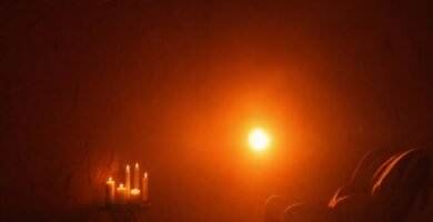 Un atardecer cálido y acogedor