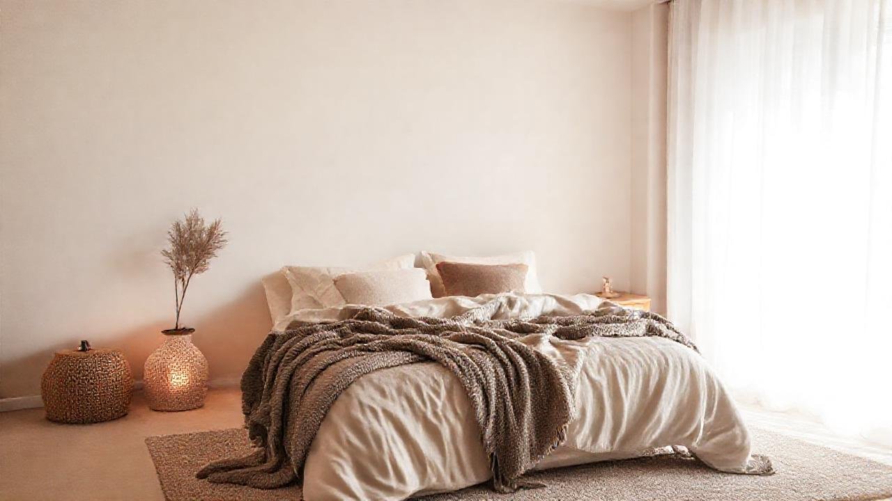 Un dormitorio acogedor y sereno