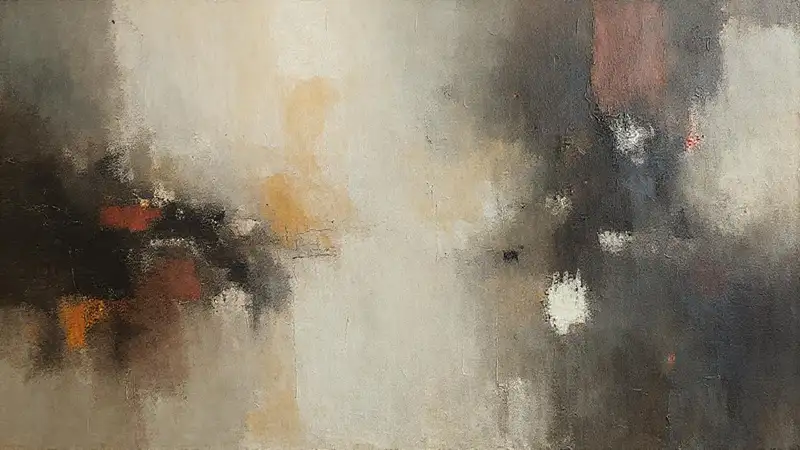 Pintura abstracta: tiempo y melancolía