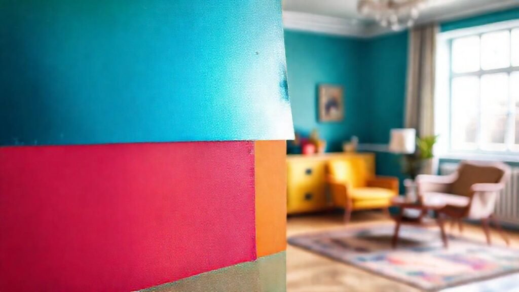 Pintura metálica crea ambiente sofisticado y armónico