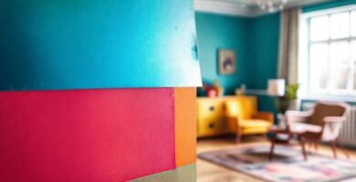 Pintura metálica crea ambiente sofisticado y armónico