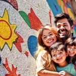 Un mural colorido perdurará con luz