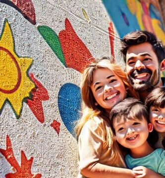 Un mural colorido perdurará con luz
