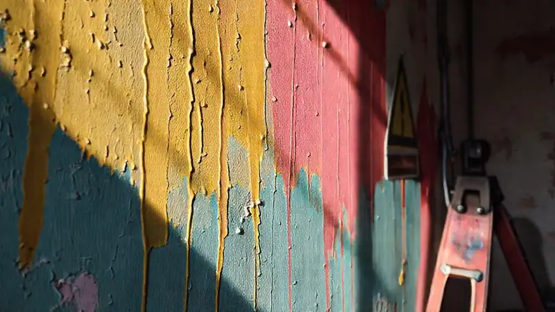 Pared agrietada