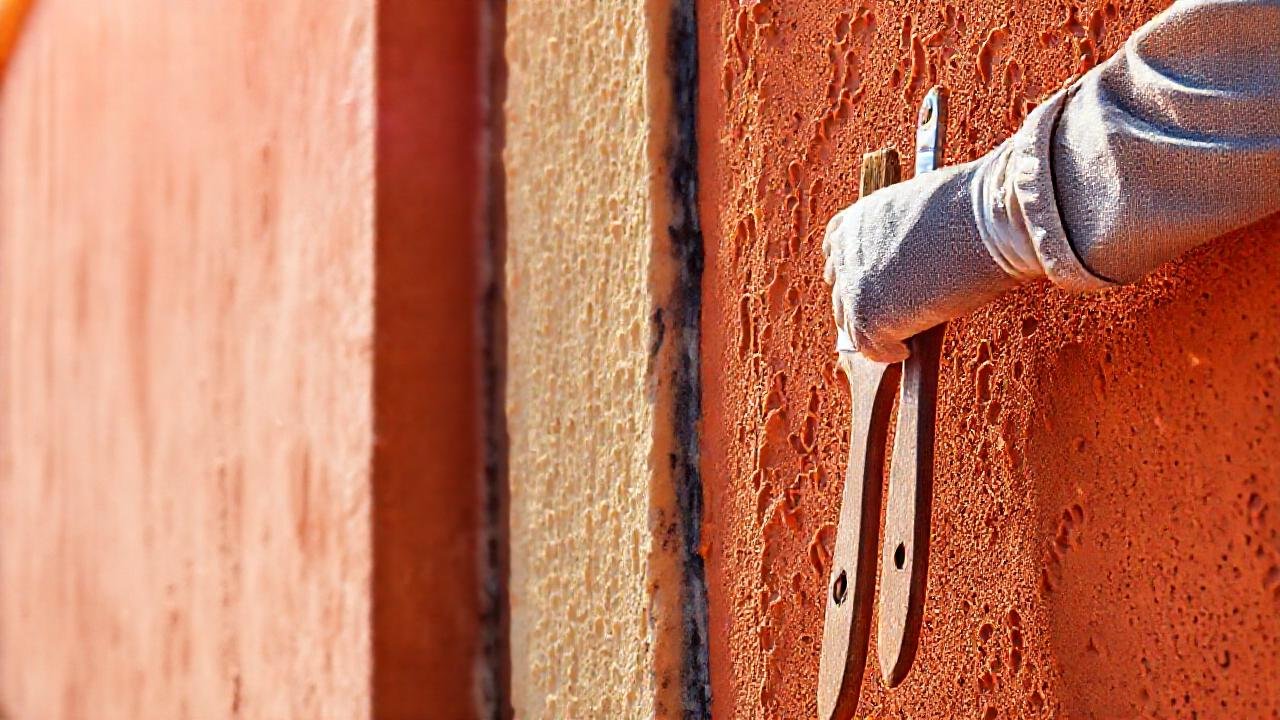 Un pintor captura detalles en el sol