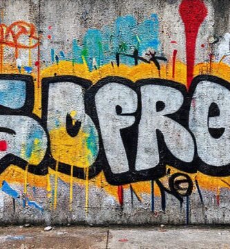 Mural urbano: arte stencil vibrante y texturizado