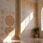 Interiores modernos brillan con diseños geométricos