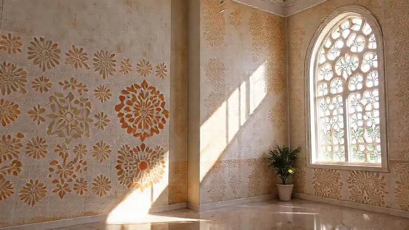 Interiores modernos brillan con diseños geométricos