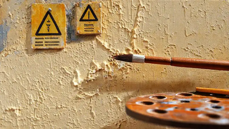 Pintura al óleo, textura y precaución