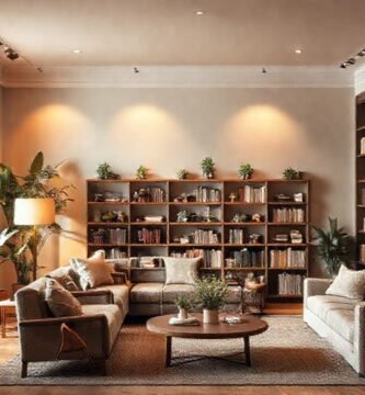 Un diseño interior tranquilo y acogedor
