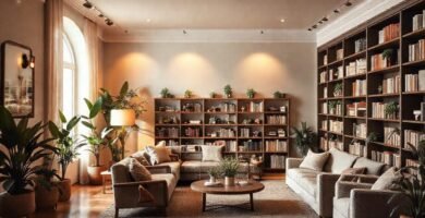 Un diseño interior tranquilo y acogedor