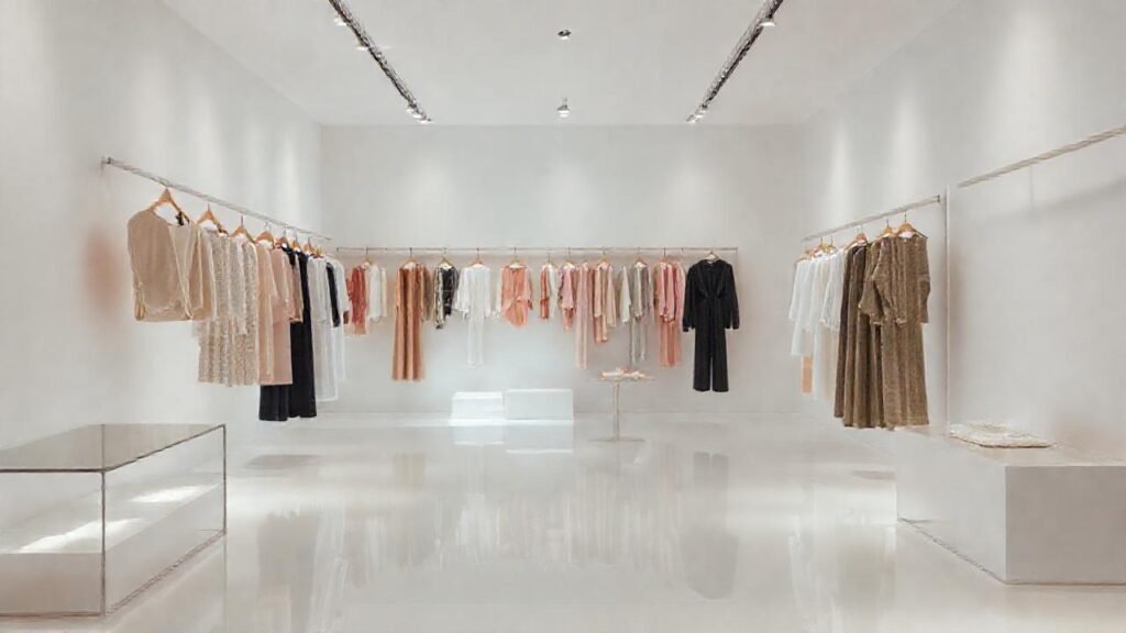 Una boutique minimalista y luminosa seduce