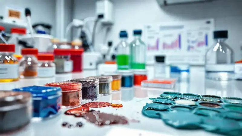 Muestras de pintura analizadas científicamente