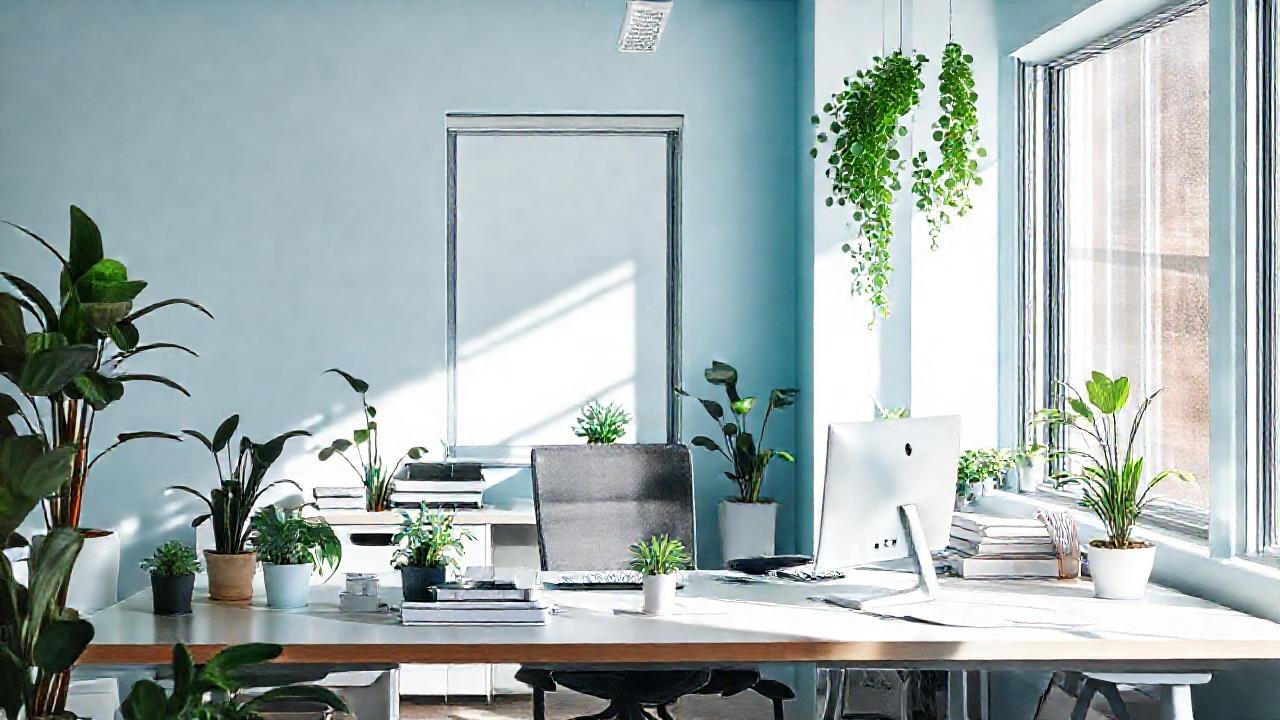 Un espacio de trabajo sereno y profesional