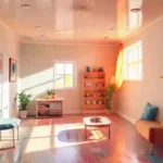 Una habitación luminosa crea ilusión optimista