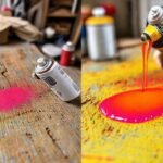 Transformación de madera con colores vibrantes