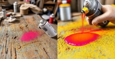 Transformación de madera con colores vibrantes
